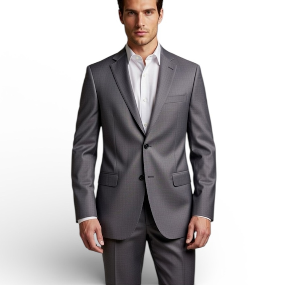 Brooks Brothers Grey Italian Wool Blend Blazer
